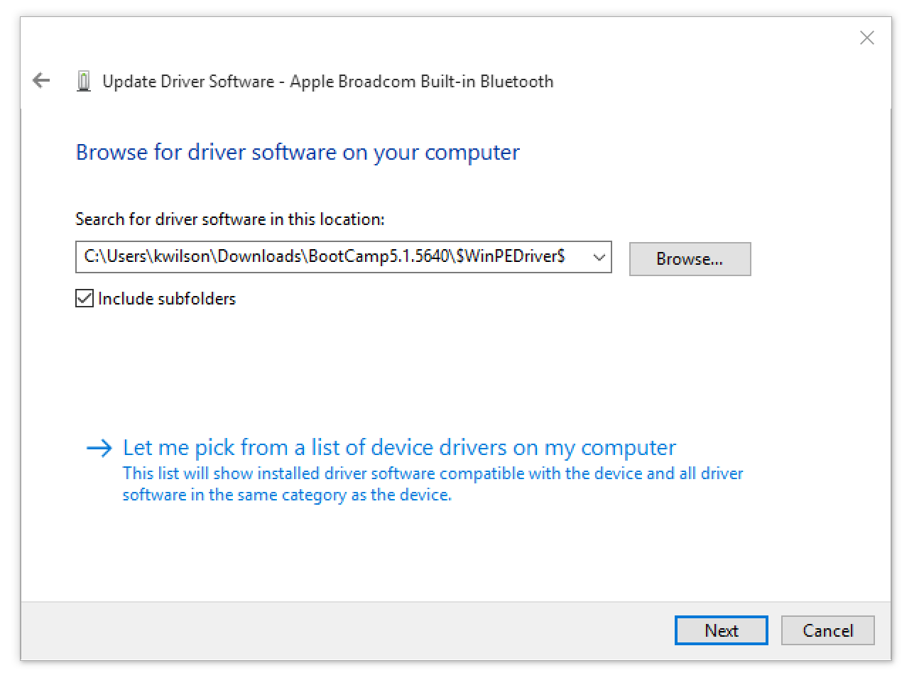 bluetooth drivers windows 10 mac